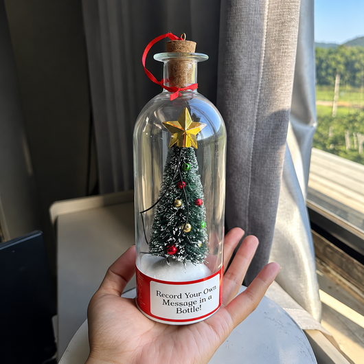 Recordable Christmas Tree in a Bottle